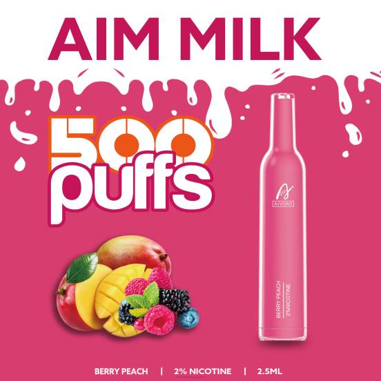 ベリーピーチ Aivono AIM MILK 500 0822273 | Aivono Vape Japan